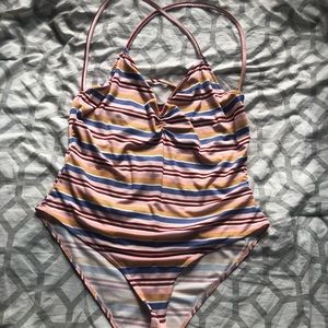 Striped bodysuit